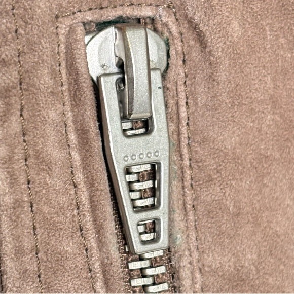 BLANK NYC Suede Moto Jacket Tan Taupe Light Brown Silver Hardware Small - Picture 13 of 16